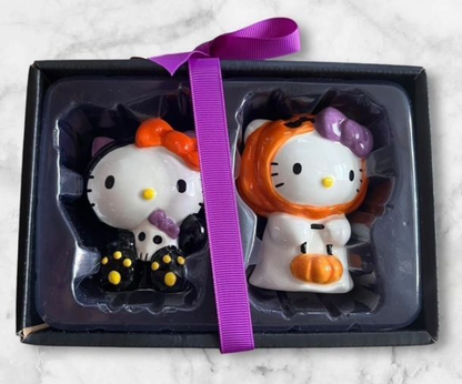 Hello Kitty by Sanrio 2024 Halloween Ceramic Salt and Pepper Shakers