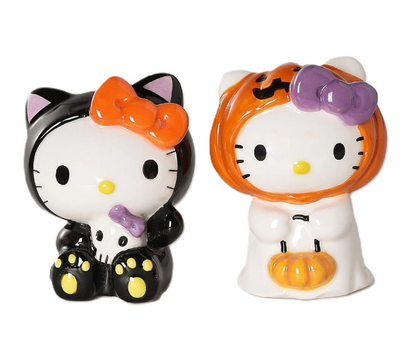 Hello Kitty by Sanrio 2024 Halloween Ceramic Salt and Pepper Shakers