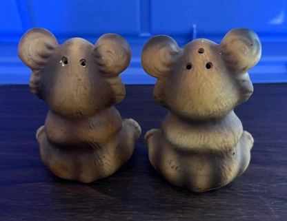 Vintage Bear Salt & Pepper Shakers