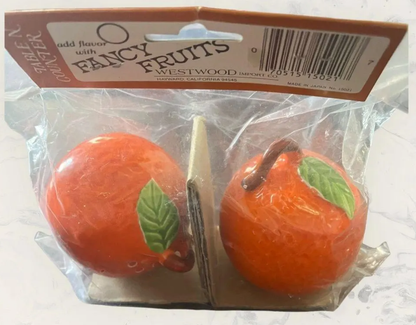 Westwood Import Co. Orange Salt & Pepper Shakers