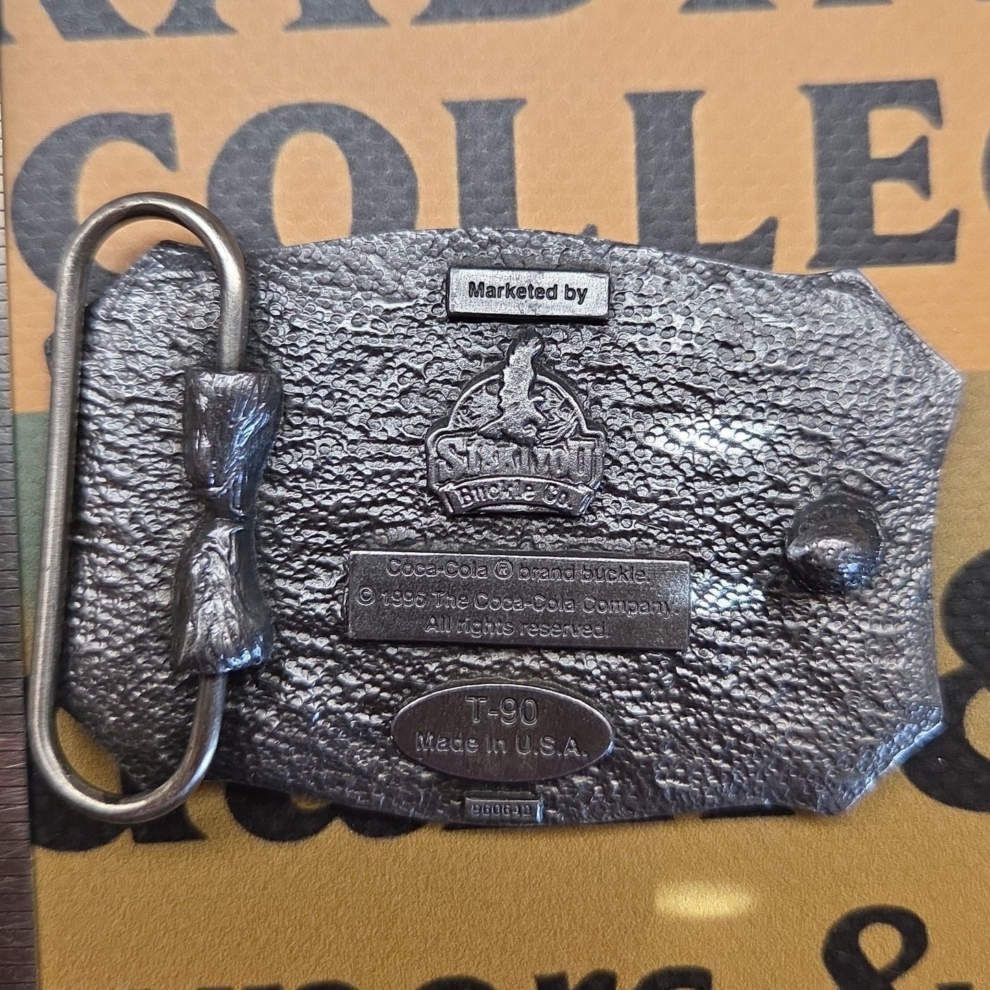 Vintage 1996 Coca-Cola T-90 Siskiyou Belt Buckle