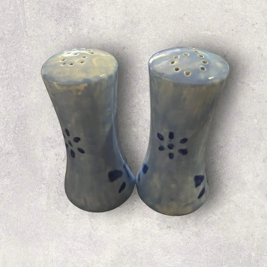 Blue Tie Dye Salt & Pepper Shakers