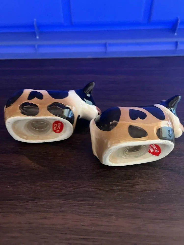 Cows with Hearts Salt & Pepper Shakers