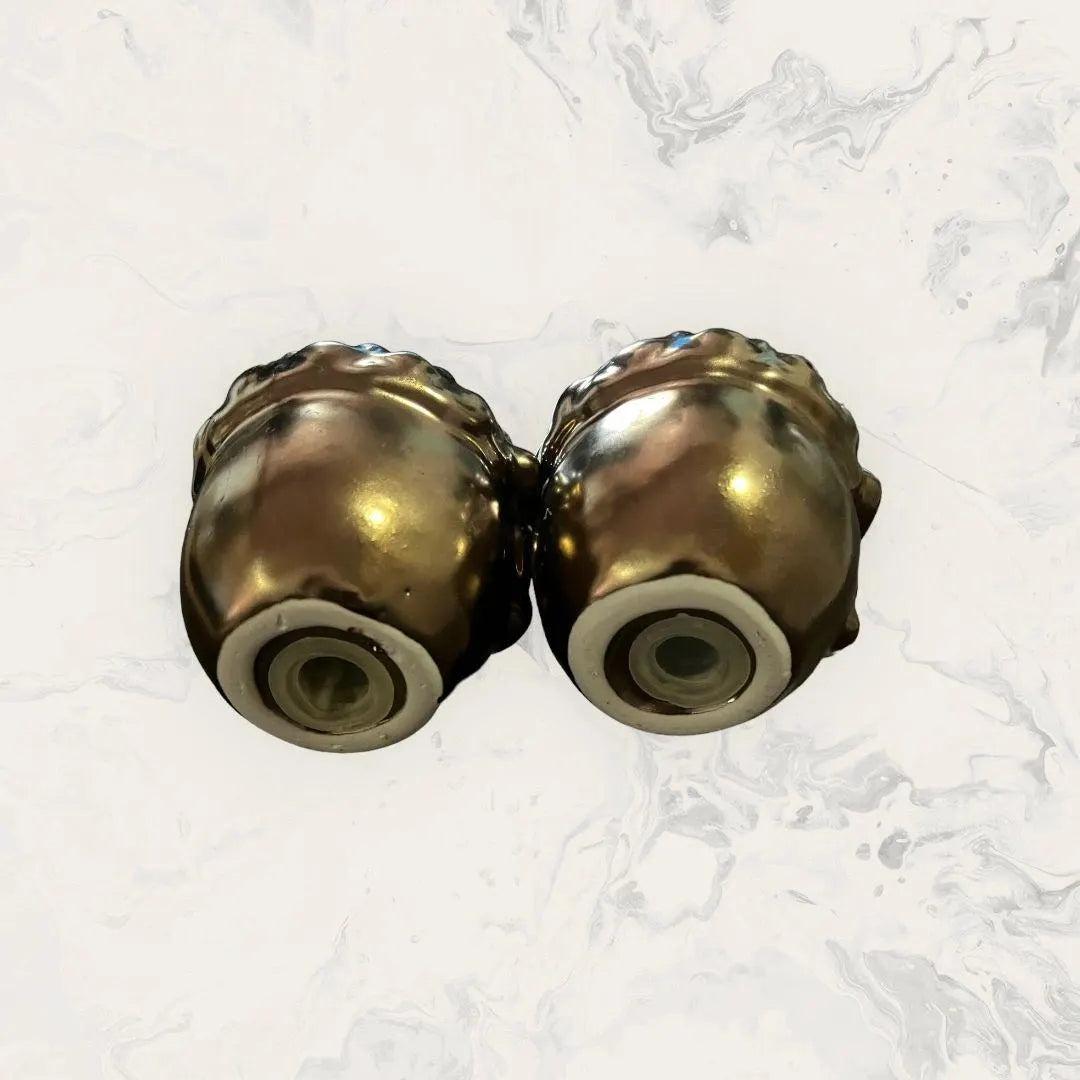 Bronze Acorn Salt & Pepper Shakers