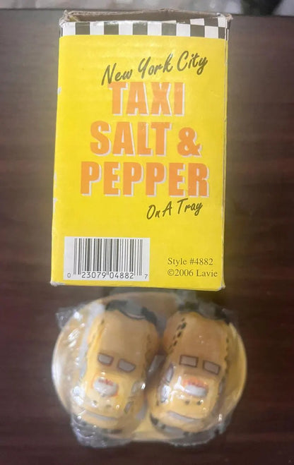 NYC Taxi Salt & Pepper Shakers