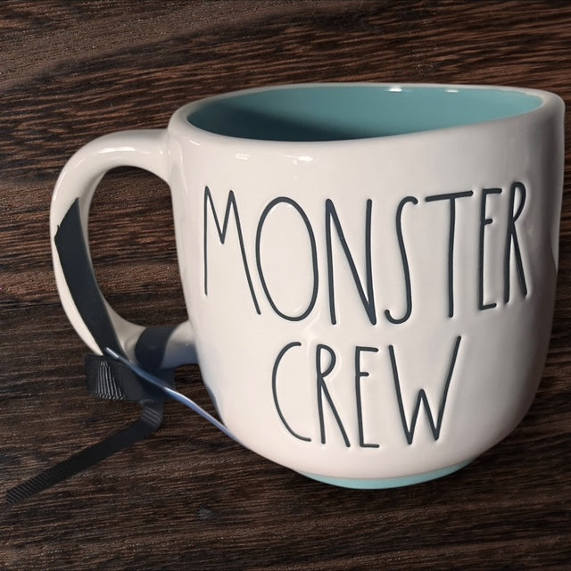 Rae Dunn, "Monster Crew",  Monster Inc. Coffee Mug