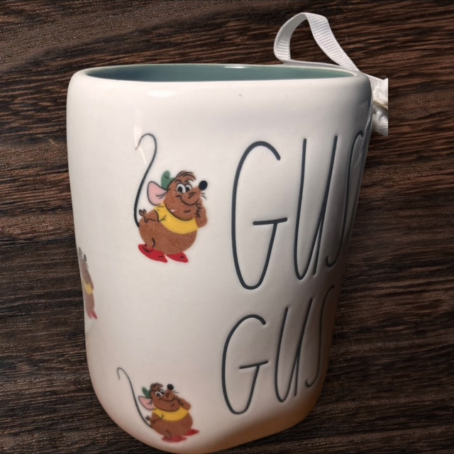 Rae Dunn - Gus Gus - Disney Princess Collection ceramic coffee mug - 2024