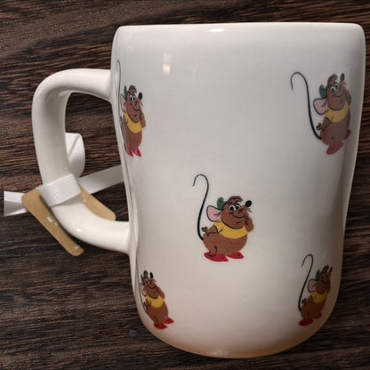 Rae Dunn - Gus Gus - Disney Princess Collection ceramic coffee mug - 2024