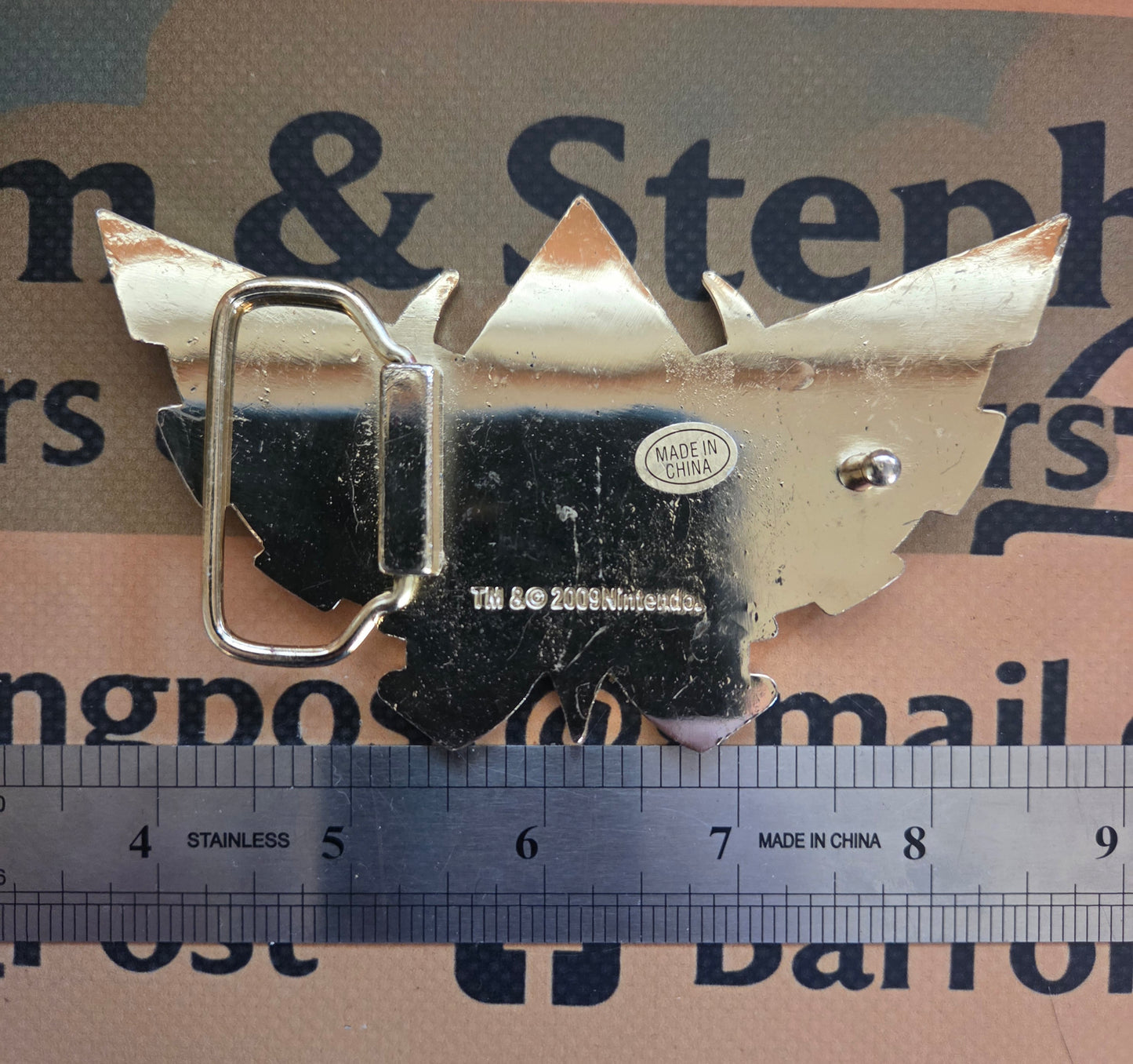 Nintendo 2009 Legend of Zelda Metal Belt Buckle