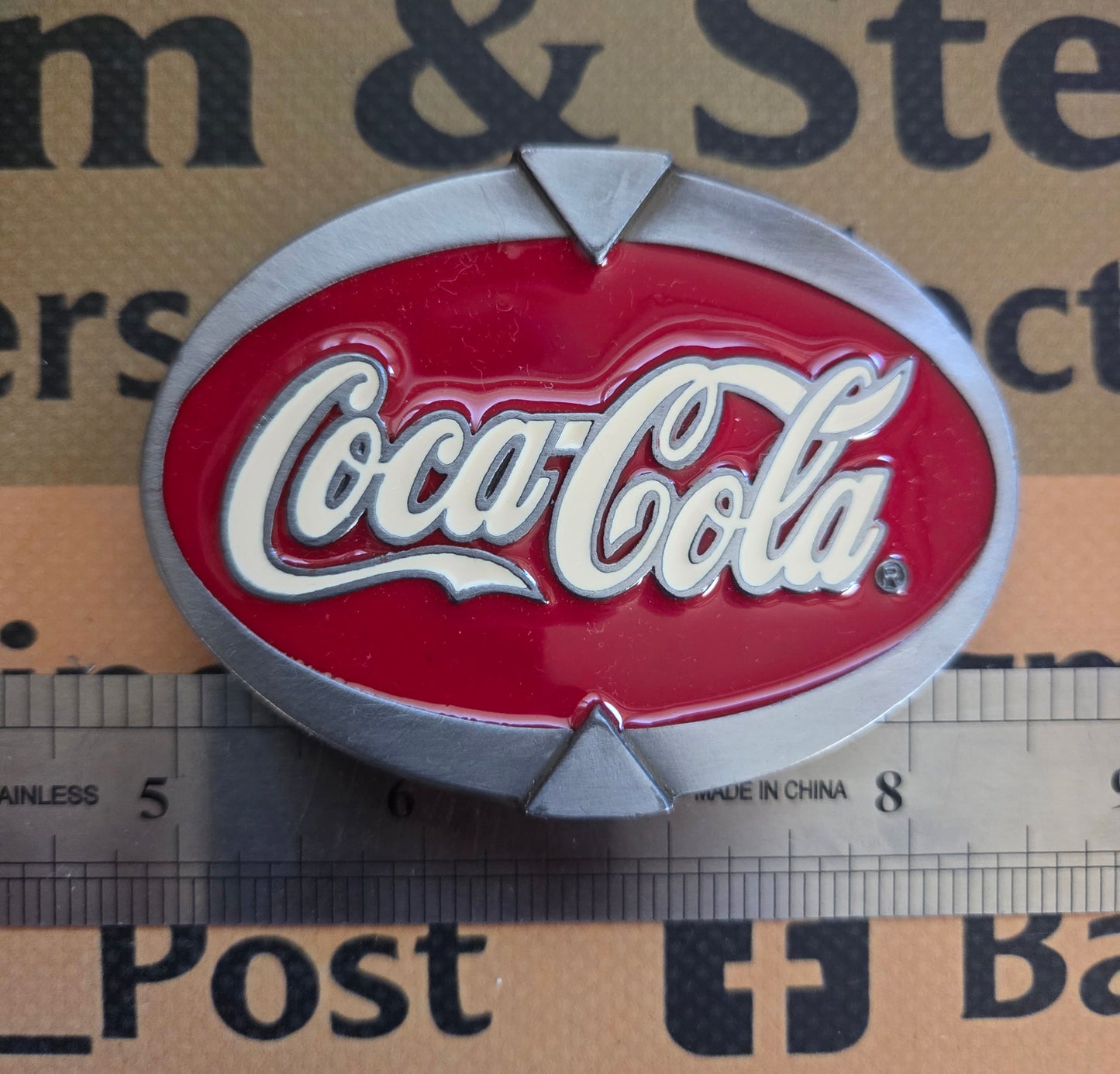 1998 Limited Edition Coca-Cola Belt Buckle with COA - Buckles of America